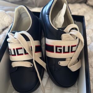 Gucci Toddler Ace Sneakers – Navy